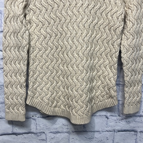 Jeanne Pierre Cable Knit Cream Sweater - Picture 4 of 6
